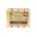 A LA MAISON Sweet Almond Bar Soap - Triple French Milled Natural Moisturizing Hand Soap Bar (4 Bars of Soap, 3.5 oz)