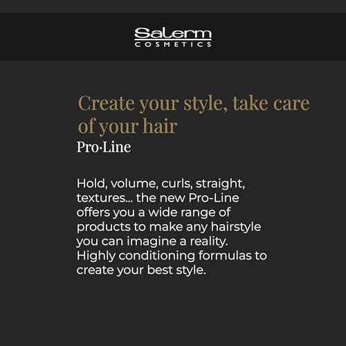 SALERM - Hair Styling Gel - Ice Gel 03-200 ml - Strong Hold - Wet Look Gel - Hair Hold and Hydration - With Arginine - Strengthens Hair Fiber