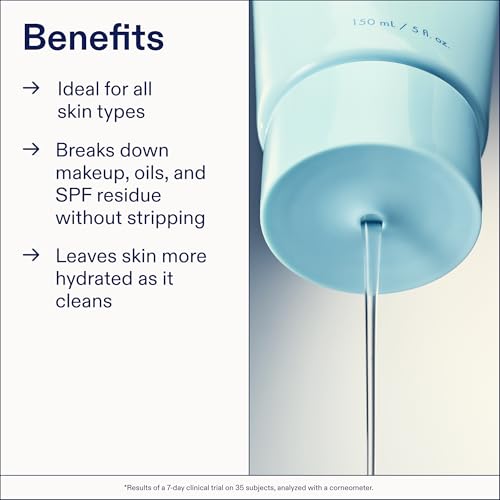 Skinfix Ceramide + Ectoin Gentle Gel Cleanser Mini - 1.5 oz - Removes Makeup & SPF - Cleanses & Hydrates Skin - Vegan, Cruelty Free