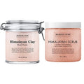 Majestic Pure Himalayan Mud Mask (10 oz) and Himalayan Scrub (10 oz) Bundle