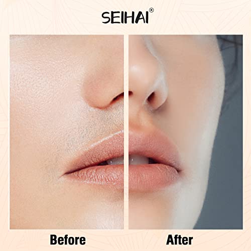 Facial Hair Removal for Women, Hair Removal Device, Rechargeable Hair Remover for Women, Facial Hair Remover for Face, Upper Lip, Chin, with a Branded Storage Bag