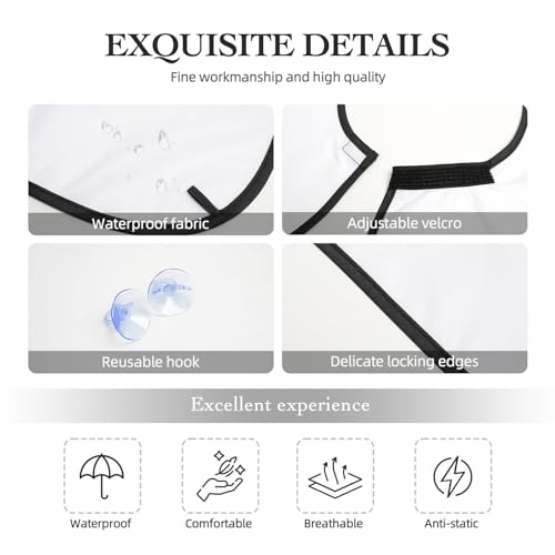 Custom Beard Bib Hair Catcher for Men Add Your Design Name Photo Text Personalized Shave Bib Gifts for Husband, Dad