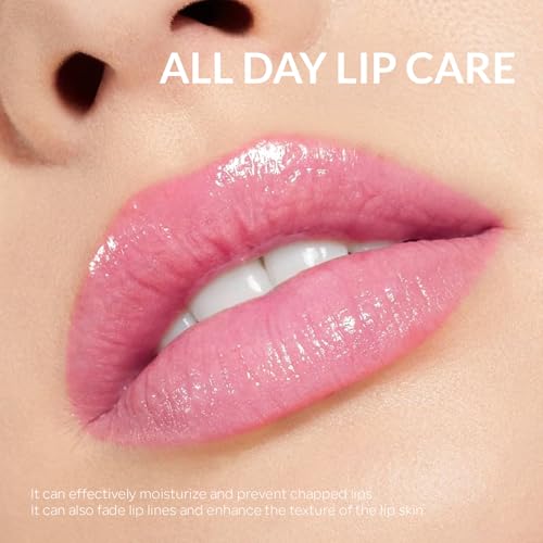 Transferproof Color Changing Lipstick, Gold Crystal Ph Color Changing Lipstick, Long Lasting Moisturizing Gold Foil Glossy Shine Lip Gloss-2PCS