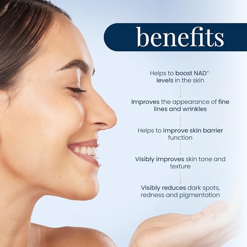 Renue Blue Methylene Blue Face Cream - Liposomal NAD+ Complex and Nutrients for Skin Rejuvenation, Deep Hydration, and Anti-Aging Support