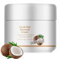 Facial Hair Removal for Women Cream, Coconut Hair Remover for Upper Lip And Chin for Women Face Hair Remover for Body Sensitive Skin Hair Removal Cream Gentle & Non-Irritating 1.75Fl.Oz