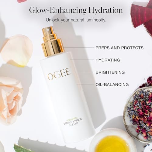 Ogee Rose Botanical Face Mist ? Hydrating Organic Vegan Facial Mist, 90ml