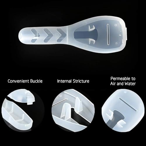 1Pcs Clear Portable Travel Men Manual Razor Protector Plastic Box Cover Container Storage Shaver Holder Protector Case Organizer Men's Electric Shaver Accessories Shave and Hair Removal