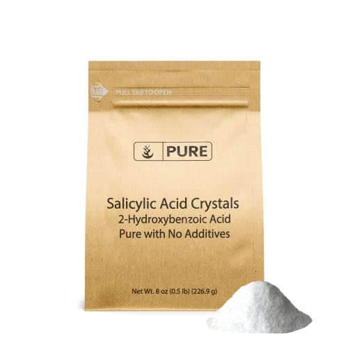 Pure Original Ingredients Salicylic Acid Crystals (8 oz) 2-Hydroxybenzoic Acid, Always Pure, No Fillers Or Additives