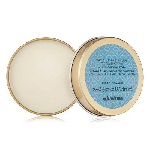 Davines This Is A Forming Pomade, Medium Hold Structure & Workability - Lightweight Formula for Short Hair Styling - Natural Shine & Memory Effect, 2.54 Fl Oz