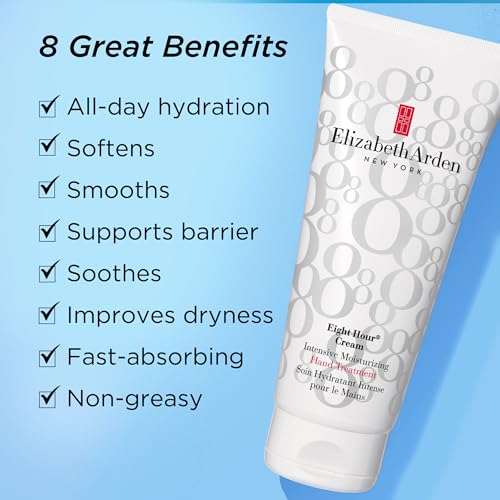 Elizabeth Arden Eight Hour Cream Intensive Moisturizing Hand Treatment, Dry Skin Lotion