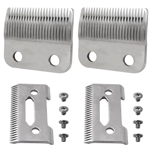 Upgraded 2 Pack 2 Hole Clipper Blade for Wahl ProSeriesPlatinum/Self-CutPro/Pet- Pro/Notfit Multi-Purpose79607 / 5Star / MagicClip / 5StarMagicClipCordless / 5StarSenior