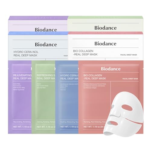 BIODANCE Multi-Care Experience Kit: Caviar PDRN, Bio Collagen & Ceramide Panthenol & Sea Kelp Mask Dicovery Bundle ? All-in-one Korean Skin Care, Skin Care Set