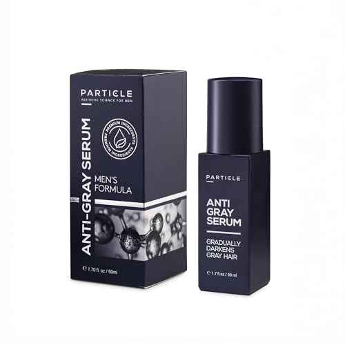 Particle Anti-Gray Serum for Men ? Gradually Reduces Gray Hair on Head & Beard Without Dye ? Natural Gray Reduction with Silverfree¢â, Vitamin A, Melitane & Allantoin ? Peroxide & Ammonia Free