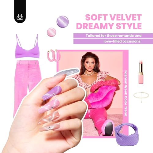 Beetles Cat Eye Gel Nail Polish Set - 20 Colors Glitter Red Green Blue Brown Black Cat Eye Magnetic Base Matte Glossy Top Coat Galaxy Gemlight Soak Off UV Manicure Salon Gift for Women