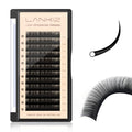 Classic Volume Lash Extension, 0.05 D Curl 14-20mm Mixed Eyelash Extension Lash Trays, Super Matt Black Individual Lash Extensions for Professional Salon Use