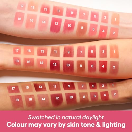 COLORGRAM NUDE BLUR TINT 08 HIP CHOCOLATE | K-Beauty Makeup, Soft-Focus Matte Lip Stain, 2-in-1 Lip & Cheek