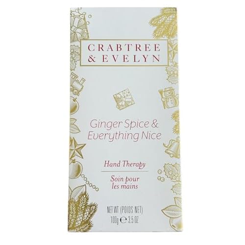 Crabtree & Evelyn Ginger Spice & Everything Nice Hand Therapy 3.5 oz