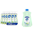 Dial Antibacterial Foaming Hand Wash, Fresh Pear, 7.5 fl oz Pack of 6 & Antibacterial Foaming Hand Soap Refill, Fresh Pear, 52 fl oz