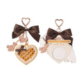 Flower Knows The Sweetie Bear Collection Setting Powder,Cute Bag Charms Purse Keychain,Makeup & Setting Compact and Puff Pressed Powder,Pore Blurring Backed,Gift for Women,0.09 Oz(02 Cookie)