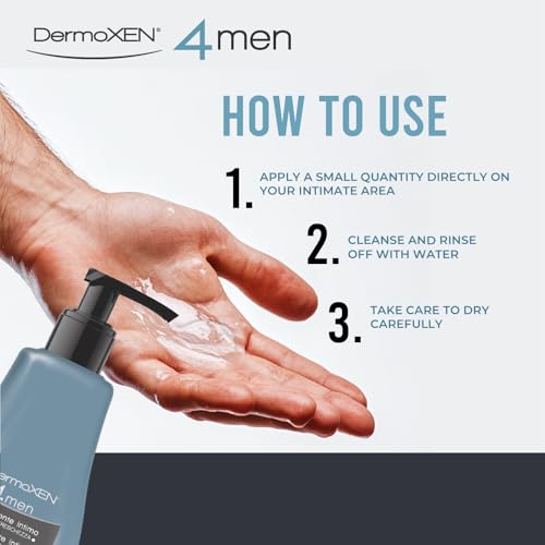 Men's Intimate Wash | pH Balanced Daily Hygiene Gel | Freshness & Odor-Control Formula with Menthol | Gentle Cleansing for the Groin Area | Male Hygiene Product | 4.23 fl oz