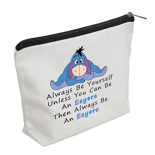 WZJHCL Donkey Makeup Pouch Always Be Yourself Cosmetic Kit Bag Cartoon Donkey Survival Kit (E Yourself)