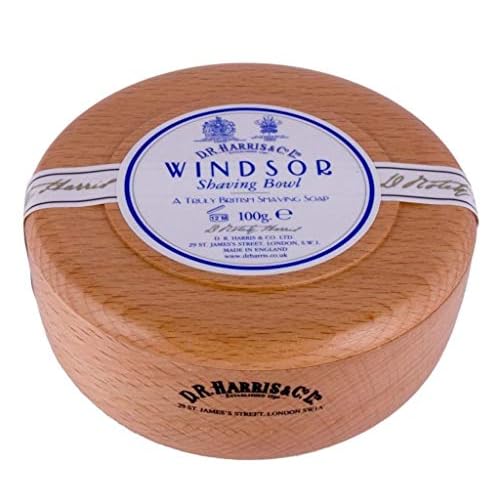 D.R.Harris & Co Windsor Beech Shaving Bowl & Shaving Soap