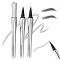 BLUE LOVE 2PCS Two-Prong Eyebrow Pen, Upgrade 2 Tipped Eye Brow Pencils for Women, Waterproof Lasting All-Day Eye Makeup with Microblading Brow Pen with Hair Like Strokes (2PCS Brown)