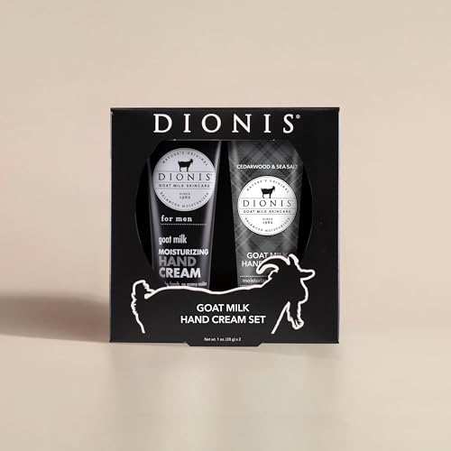 Dionis Goat Milk Hand Cream Men¡¯s Fresh & Cedarwood & Sea Salt 1oz (Pack of 2)