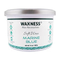 Waxness Soft Wax Tin Marine Blue 14 oz (400 g) ? Professional Strip Wax with Polymer Formula for Face & Body ? Made in Italy