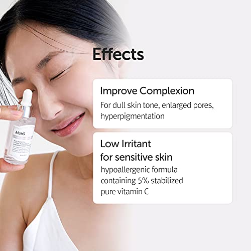 [DearKlairs] SKin Trouble Mark Care Duo Set, Midnight Calming Blue Cream + Freshly Juiced Vitamin Drop, facial cream, vitamin c serum