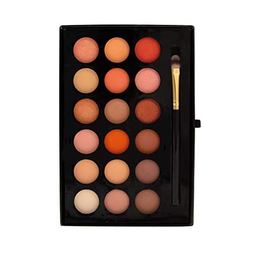Friends TV Show Eyeshadow Palette | Mad Beauty | 18 Warm Neutral Shades and 1 Brush | 90s-Inspired Everyday Makeup | Fun Skincare Gifts for Women and Adults