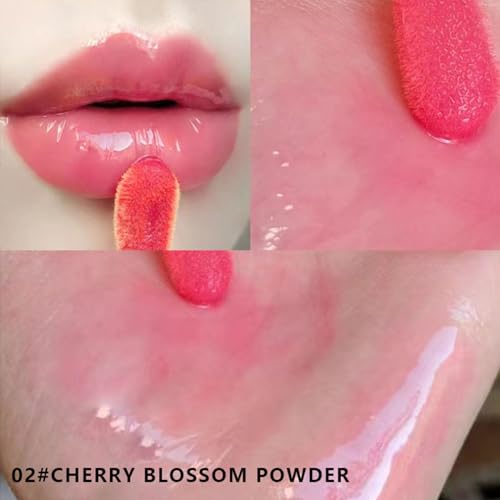 Lip Gloss Kits- 5 Colors Tinted Lip Glow Oil Set Plumping Lip Oil Hydrating Transparent Moisturizing Lip Gloss Kit Gift for Girl Women Lip Makeup Care (green)