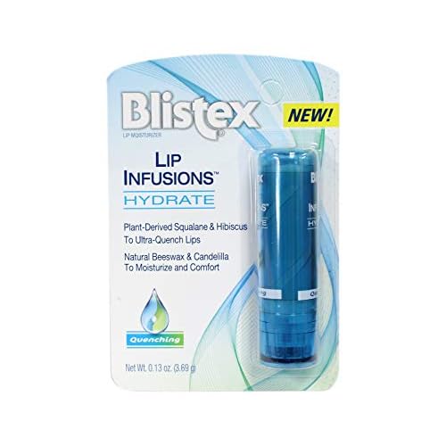 Blistex Lip Infusions Hydrate Lip Moisturizer 0.13 Ounce (3 Pack)