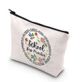 TSOTMO Cosmetic Bag - Multicolored Marble Makeup Bag - 23.5cm x 17cm - Zipper Closure - Adult Female Gift or Personal Use