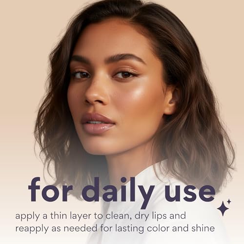dearcloud Color Crush Lip Tint ? Lip Gloss for Women ? Tinted Lip Balm with Squalane ? Sundae (0.13 oz)