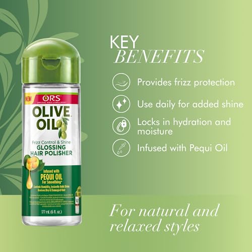 ORS Olive Oil Style and Curl Smooth-N-Hold Pudding Olive Oil Frizz Control and Shine Glossing Hair Polisher - Bundle