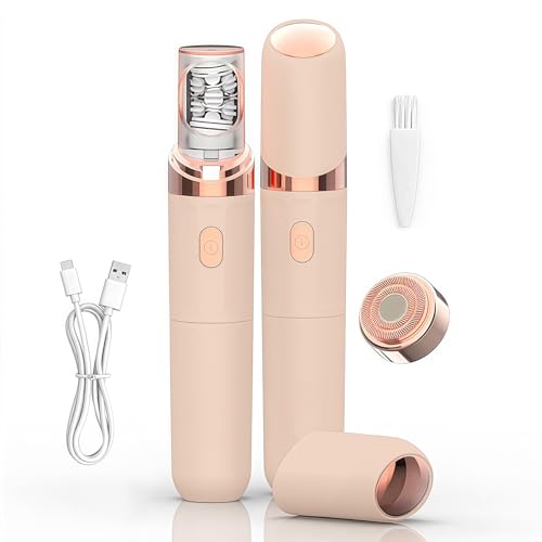Pro 3.0 Women Face Epilator - PluxyEpil Facial Hair Removal 2026 New Upgrades Rechargeable Painless Electric Tweezers,Lady Shaver for Face/Legs/Bikini,Face Smooth Skin Epilator (Rose Gold)