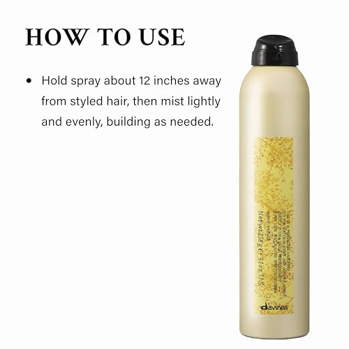 Davines This Is A Perfecting Hairspray, Medium Hold Invisible Finish - Ultra-Fine Mist for Natural Movement - No Build-Up or Residue, 10.14 Fl Oz