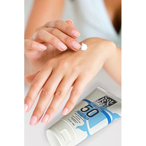 SolRX SPORT SPF 50 Sunscreen, Oxybenzone Free, Broad Spectrum UVA/UVB, Fragrance Free, Reef Friendly (Pack of 2)