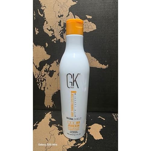 GK HAIR Shield Conditioner 8.11 Fl Oz ? UV Protection for Color Hair, Aloe Vera & Argan Infused, Sulfate and Paraben Free, Repairs Damage, Boosts Shine, Hydrating & Vegan