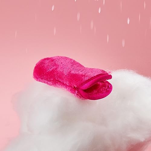 Eye MITT by The Original MakeUp Eraser, Erase All Eye Makeup With Just Water, Including Waterproof Mascara, Eyeliner, and More! Pack of 4 Mitts + laundry bag