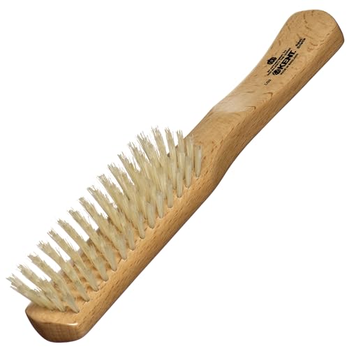 Kent LG3 Finest Hair Brushes for Women - Natural Beechwood and Boar Bristle Narrow Hairbrush for Fine or Medium Thickness Hair All Lengths - Dry Brush for Styling, Straightening, and Stimulating Oils¡¦