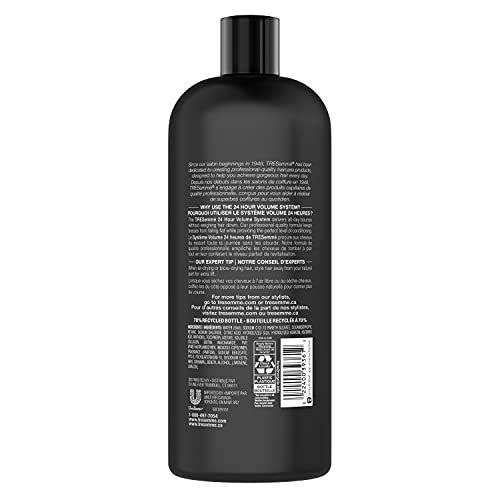 TRESemm? Pro Solutions Thickening Shampoo Shampoo for Fine Hair 24 Hour Volume Hair Care With Volume Control Complex and Silk Proteins 28 oz