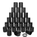 30 Packs 8.8oz (250 ml) Black Plastic Jars with Lids, Cosmetic Containers jars with Wide-Mouth for slime, beads, rhinestones, sequins Cosmetics, Lotion, Cream, Ointments and More by KUKLIPJIM.