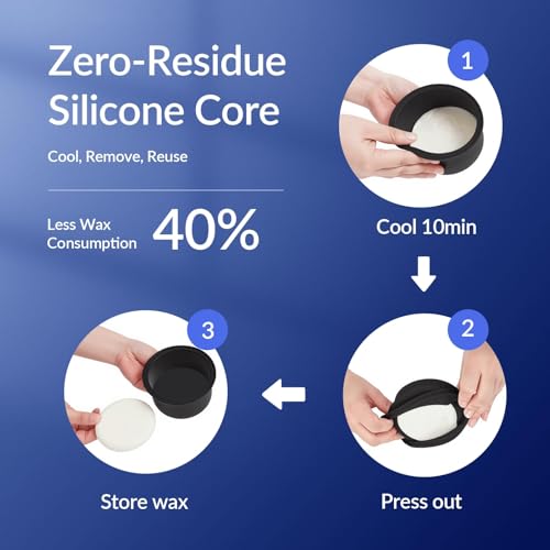 Nose Hair Wax Kit, Nose Wax Kit Men with 100g Nose Wax, 20 Applicators for 20Uses. Easy, Quick & Painless Instant Nose Waxing Kit for Men (Black-1)