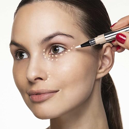 ARTDECO Perfect Teint Concealer - Light Peach N¡Æ05 - Light-Reflecting Concealer with Brush Applicator - No Signs of Tiredness - Medium Coverage - Water-Resistant - Long Lasting - Makeup - 0.07 Fl Oz