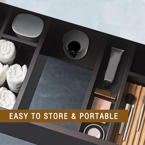2 Pcs Razor Holder Stand Compatible With Gillette Razor,Safety Razor Alloy Stand For Men,Shaver Organizer Holders Keep Razor Straight,Drain Shaving Base For Bathroom Countertops Accessory,Black