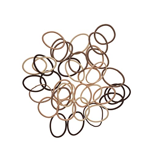Goody Ouchless Hair Elastics ? No Pull, No Breakage, Tangle-Free Hold for Thick, Curly, Coily & Textured Hair ? 37 Count, Blonde, Long-Lasting Ponytail Holders for Women & Men