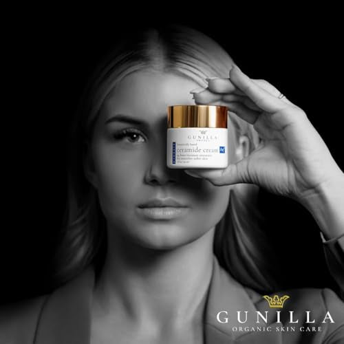 GUNILLA Ceramide Cream A17 ? Spa-Grade Moisturizer with 17 Plant-Based Actives. For All Skin Types, Especially Dry or Sensitive. Fragrance-Free. Vegan. (2 oz)