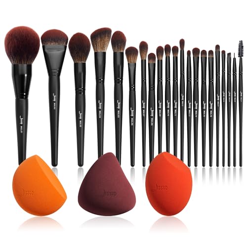 Jessup Makeup Brushes T271 with Makeup Sponge SP013